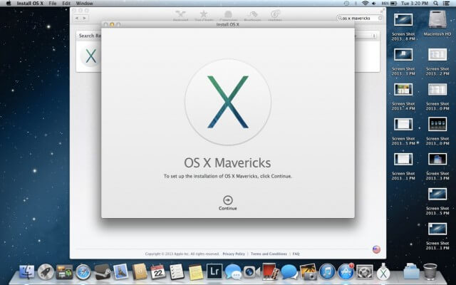 What Is The Product Name For Os X Version 10.9