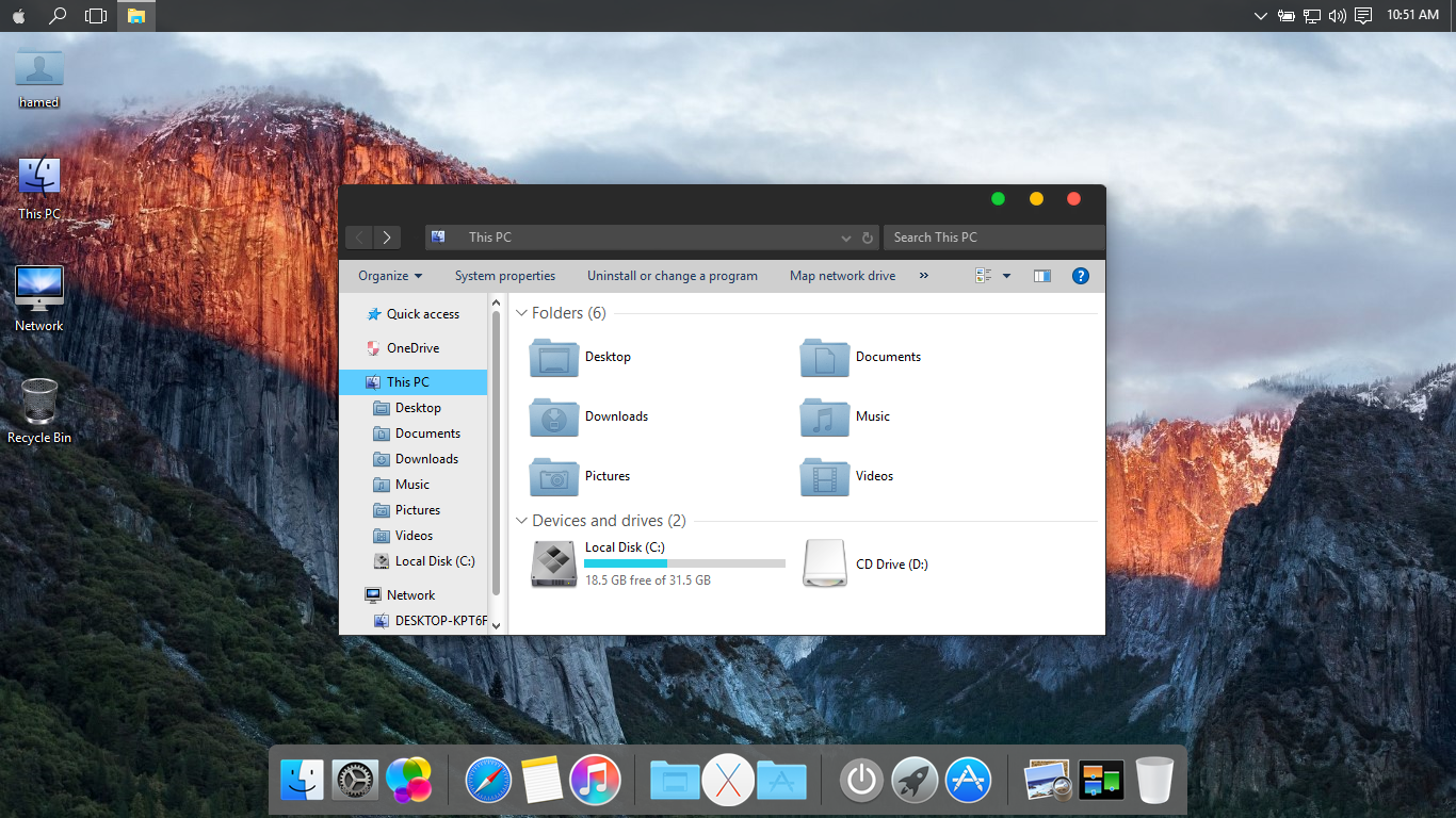 Mac os x transformation pack for windows 7